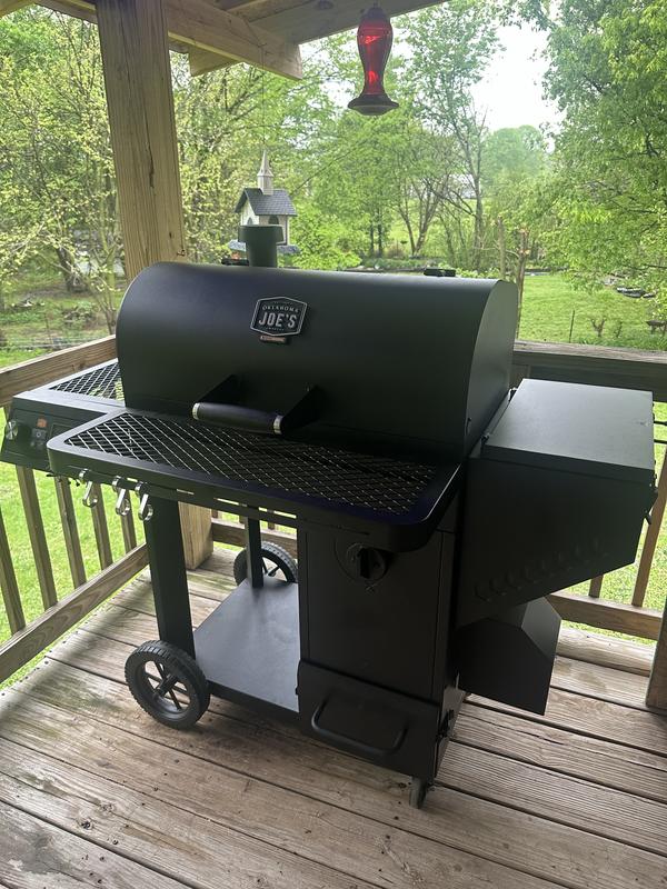900 Auto Feed Charcoal Smoker Grill Tahoma Oklahoma Joe s