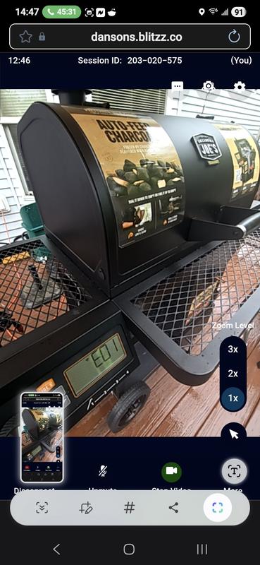 Tahoma® 1200A DLX Auto-Feed Charcoal Smoker & Grill + Wi-Fi®
