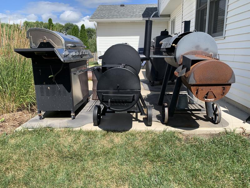 Highland Offset Reverse Flow Smoker & Grill