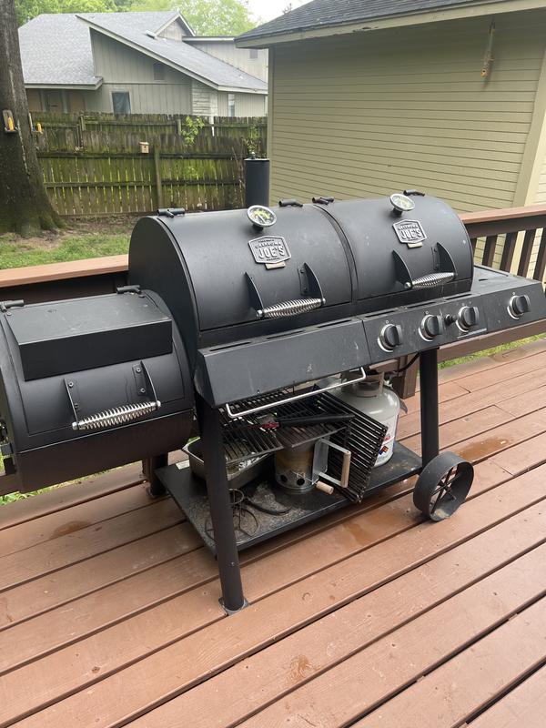 Oklahoma joe's longhorn combo grill and smoker reviews sales