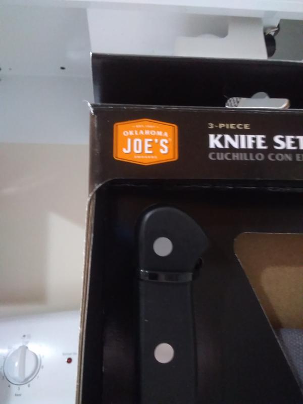 Oklahoma Joe's Blacksmith Stainless Steel 3-Piece BBQ Knife Set