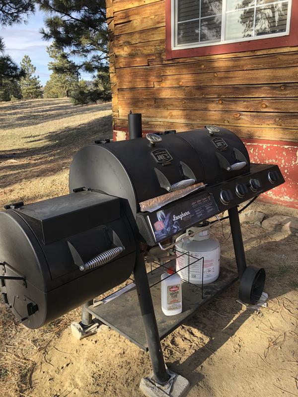 Oklahoma Joe's® Longhorn Combo Charcoal/Gas Smoker Grill