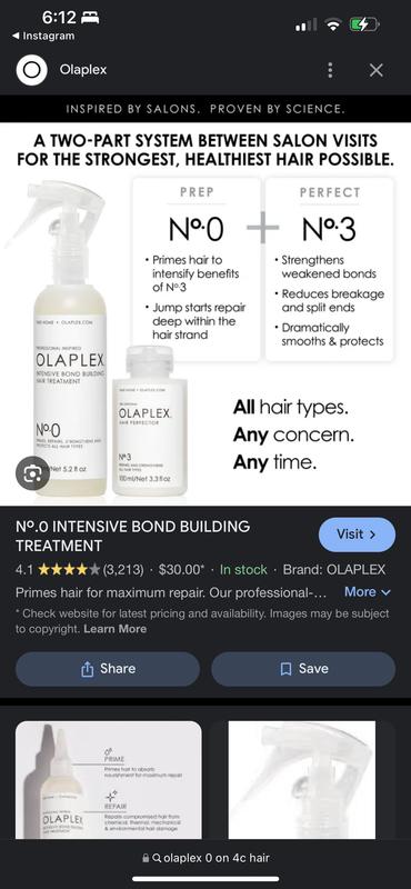 N .0 Intensive Bond Building Treatment OLAPLEX Inc