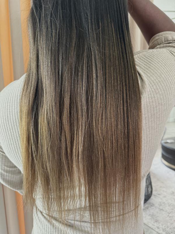 Left is untouched. Right is with the bonding oil