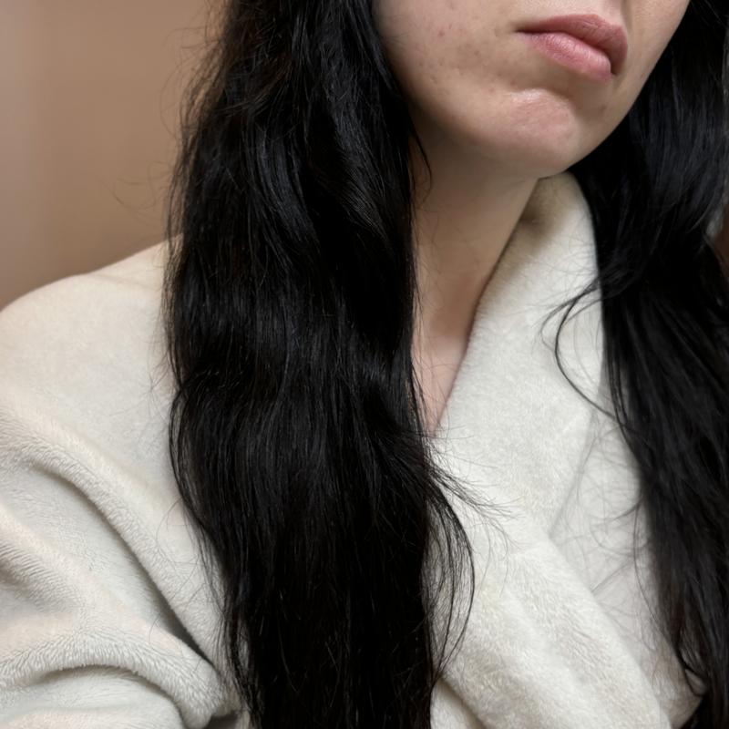 Customer photo for "Great for thick frizzy hair"