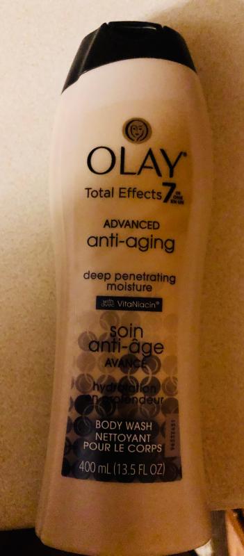 oil of olay total effects body wash