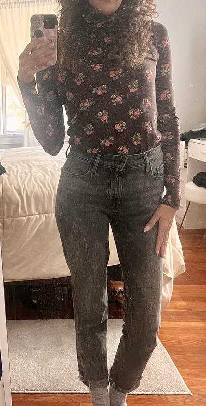 Printed turtleneck