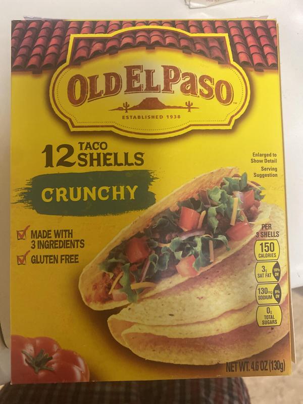 Old El Paso Gluten Free Crunchy Taco Shells, 18 ct / 6.89 oz