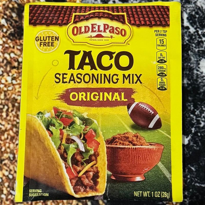UPC 046000288772 - Old El Paso Low Sodium Taco Seasoning Mix - 1 Oz - View #6