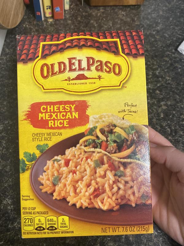Cheesy Mexican Rice - Authentic Mexican Sides - Old El Paso