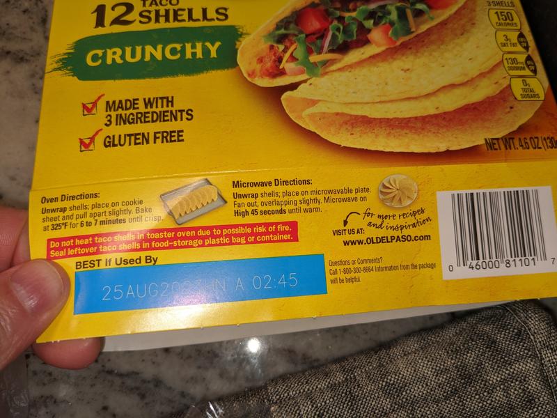 Old El Paso Gluten Free Crunchy Taco Shells, 18 ct / 6.89 oz - Dillons Food  Stores