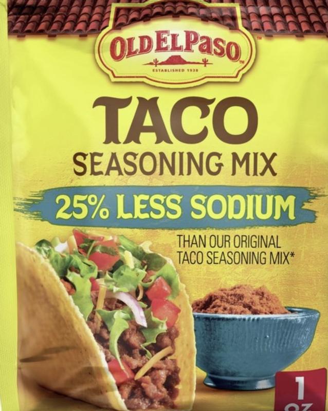 Reduced Sodium Taco Seasoning Mix