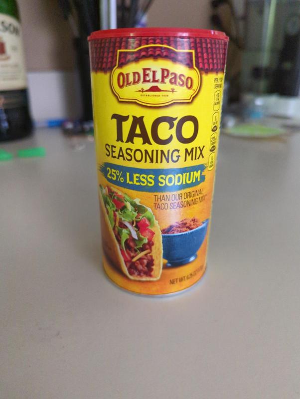 25% Less Sodium Taco Seasoning Mix - Old El Paso