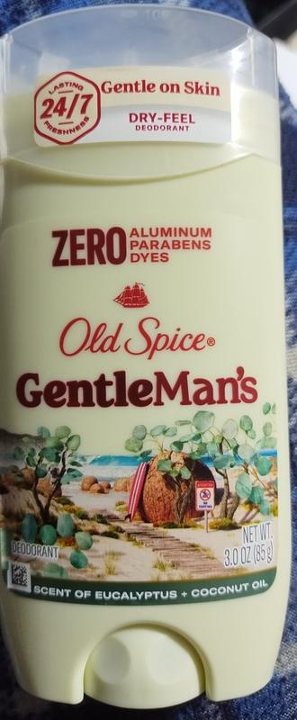 Old Spice GentleMan's Deodorant with Eucalyptus and Coconut Oil, 3