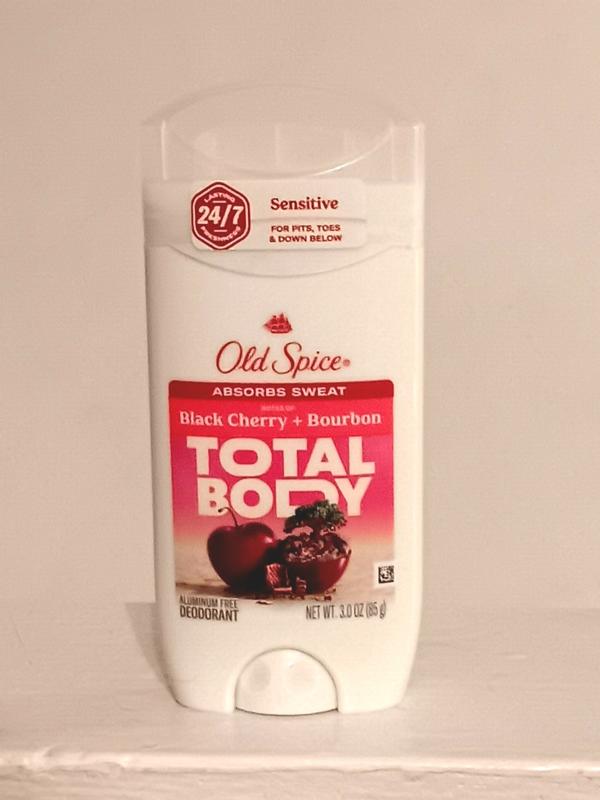 Old Spice Whole Body Deodorant Aluminum Free Stick Black Cherry +