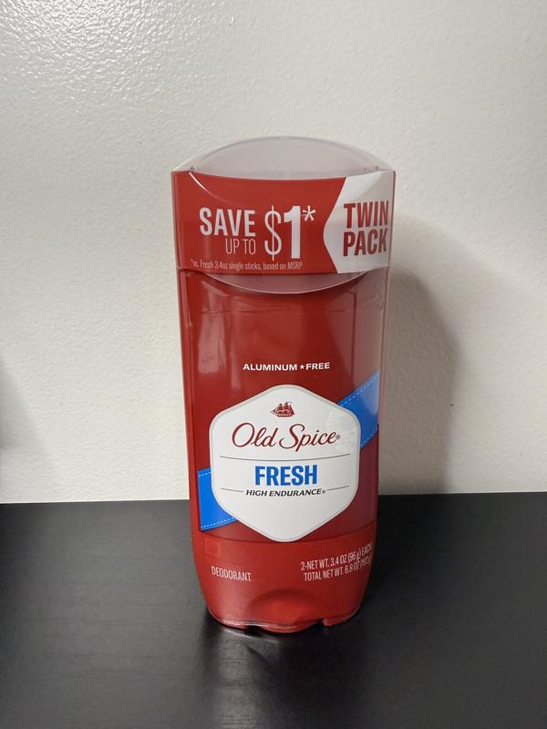 Old Spice Aluminum Free Deodorant for Men, High Endurance Fresh