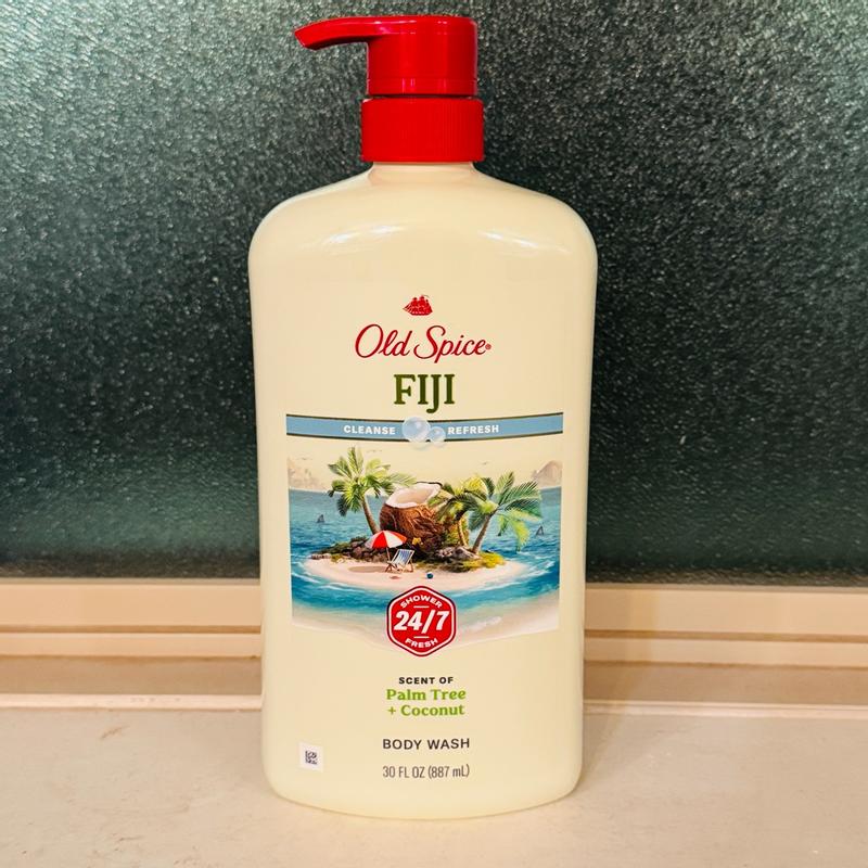 Old Spice Men's Body Wash Fiji with Palm Tree, 18 Oz | Old Spice