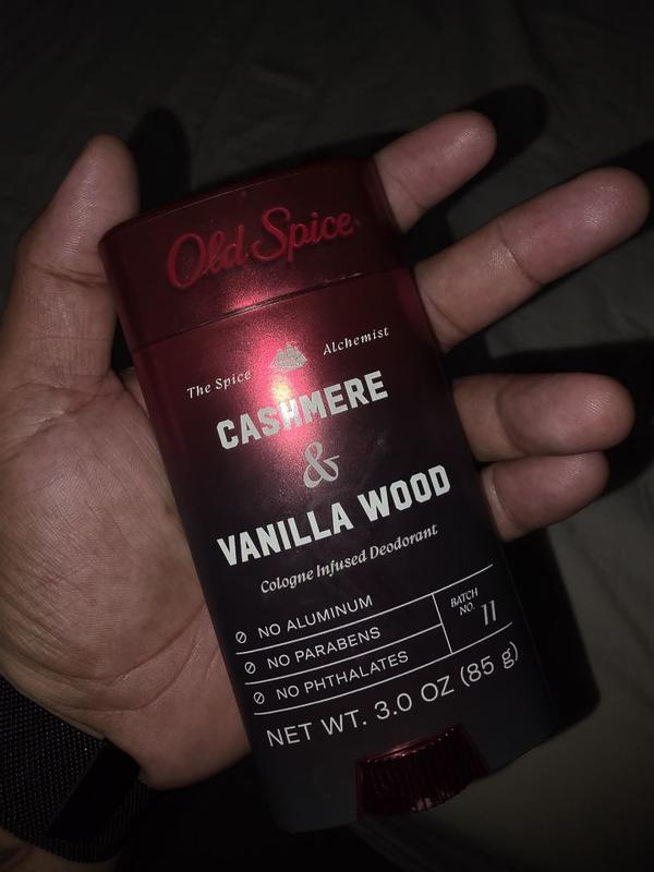 Old Spice Deodorant for Men, The Spice Alchemist Collection, Cashmere and  Vanilla Wood, 3 Oz