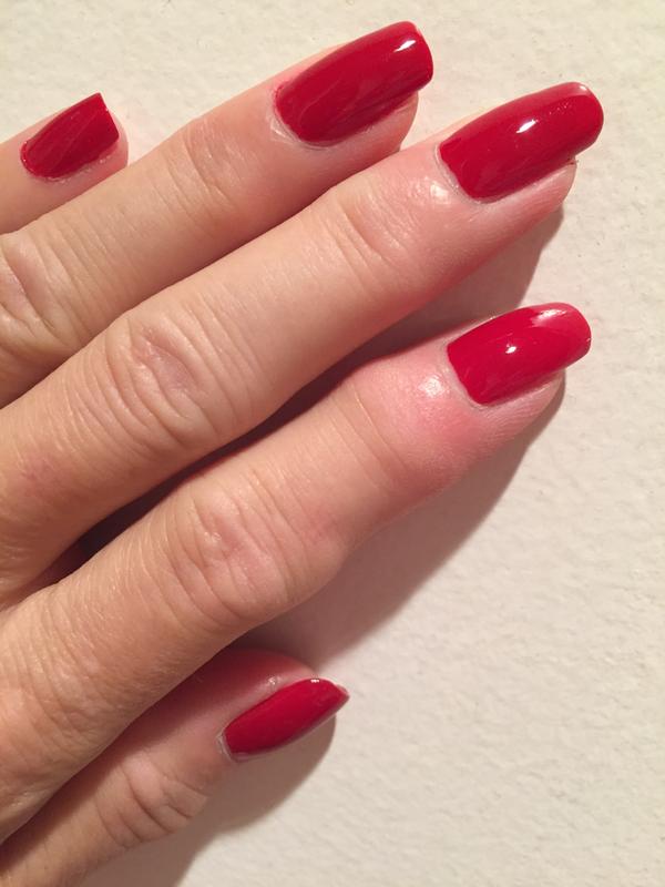 What's on your nails? OPI Big Apple Red