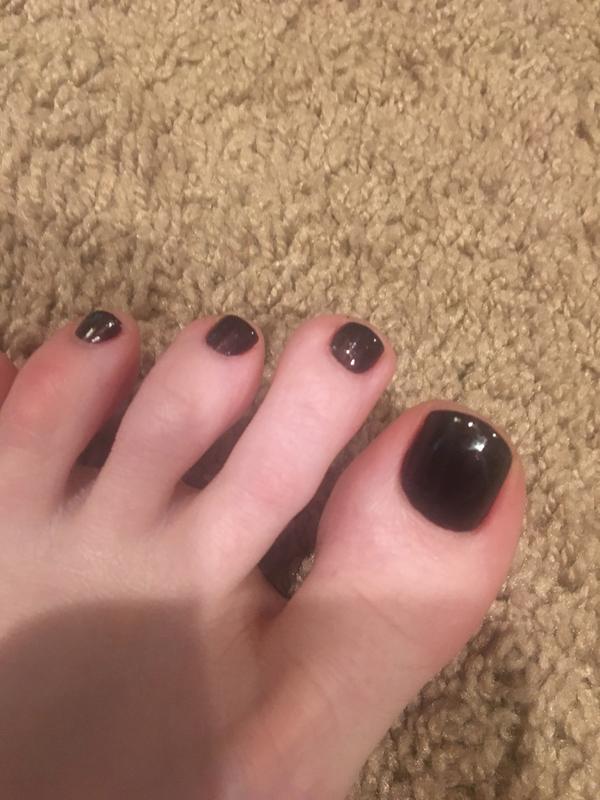 Toes cherry red Sexy Pedicure