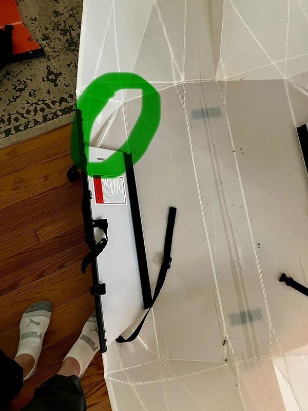 Photo submitted with review of product