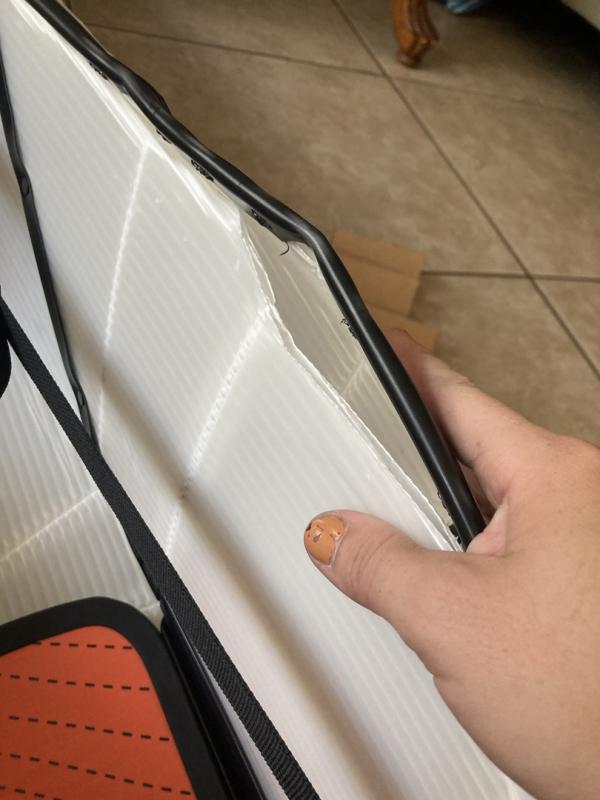 Photo submitted with review of product