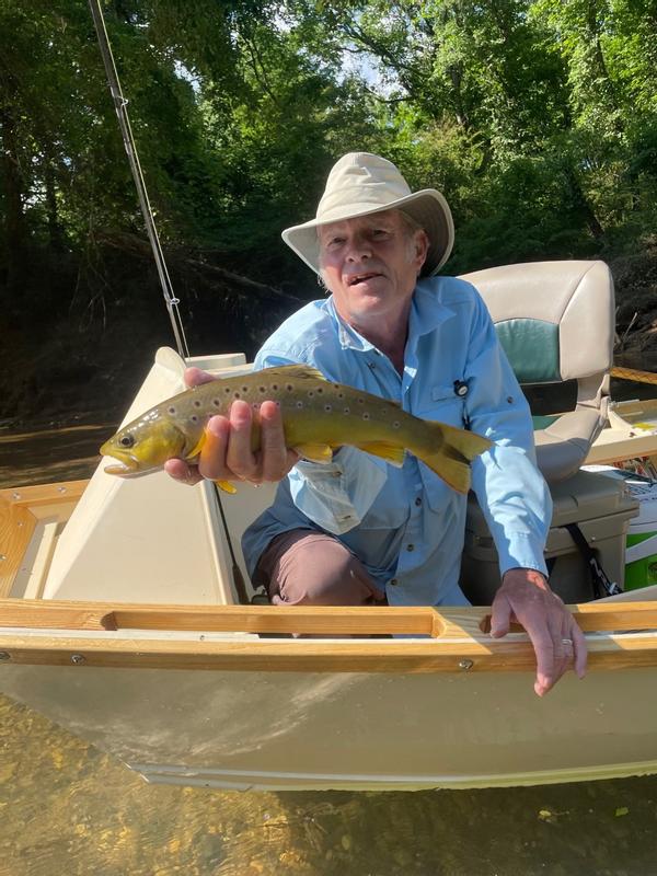 A few people were asking about fly fishing here in Atlanta. I pulled this  beautiful 11 Rainbow Trout of the Hooch at Jones Bridge Park this week! :  r/Atlanta