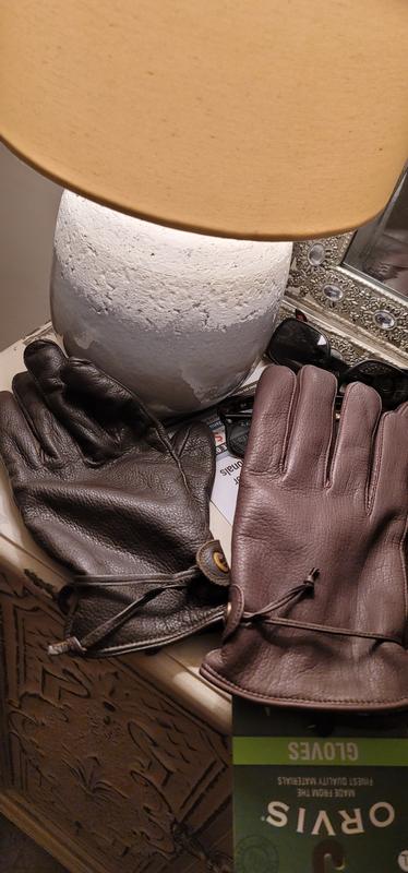 Bison Leather Winter Gloves