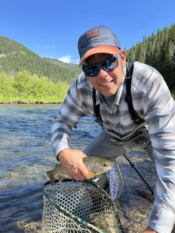 Always hard saying goodbye #flyfishing #kissandrelease #orvis #wyoming…