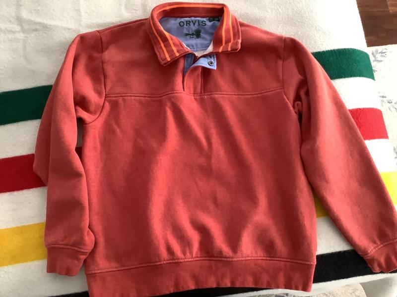 Orvis Classic Collection Quarter Zip Pullover Fly Fishing Sweatshirt Mens  Medium