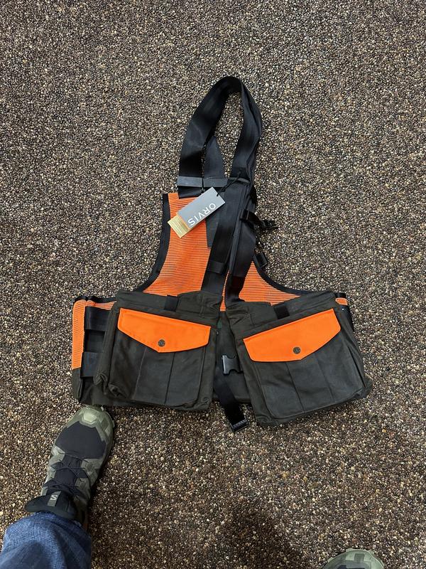 Waxed Cotton Upland Shooting Strap Vest Orvis