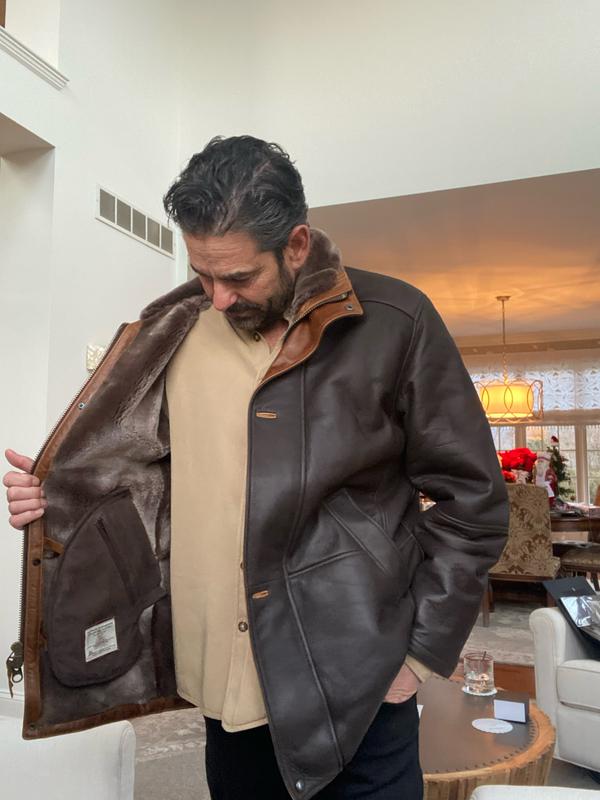 World s Finest Merino Shearling and Leather Coat Orvis