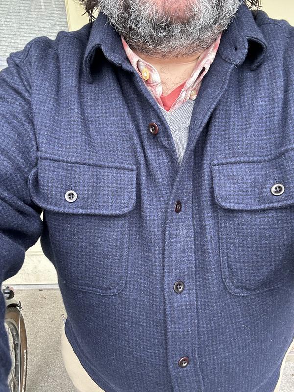 Wool Worker Shirt Jacket