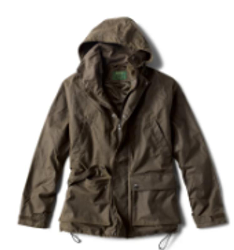 Foliage Waxed Cotton Field Coat