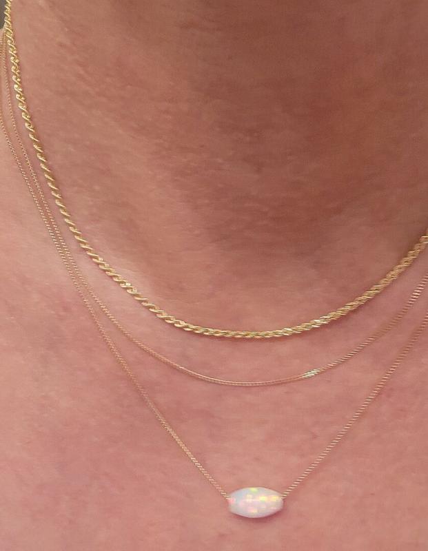 Customer photo for "I Love my 14k gold"