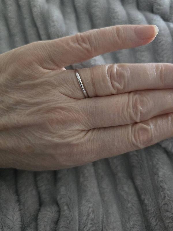 Customer photo for "Forever band stack ring"