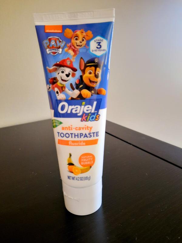 Orajel Kids Paw Patrol Fluoride Toothpaste - Fruity Bubble - 4.2oz