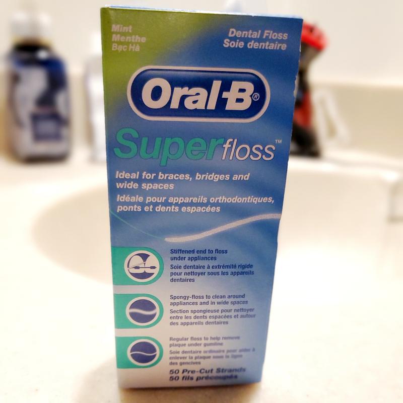  Oral-B Super Floss 50 Pieces Pre-Cut (Pack of 12) : Health &  Household