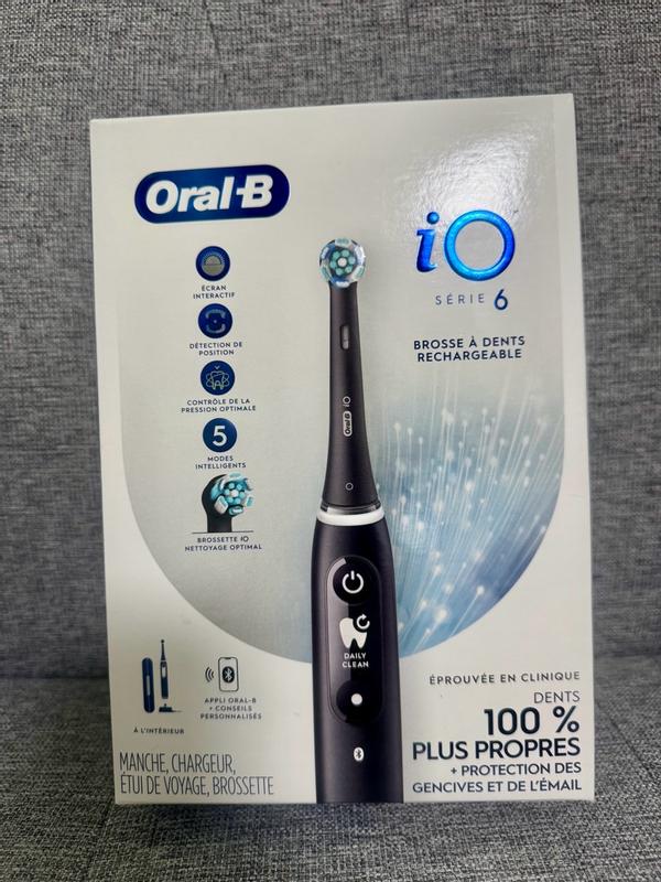 Oral-B iO Series 6 Electric Toothbrush with (1) Brush Head, Gray