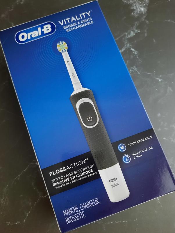 Oral-B Vitality FlossAction Electric Rechargeable Toothbrush, Powered by  Braun, for Adults & Children 3+ 