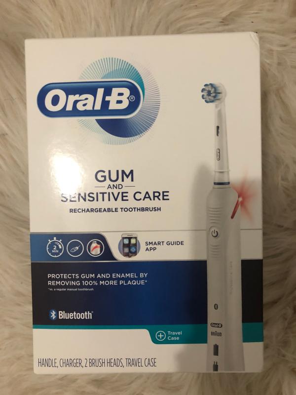 Oral B® Gum & Sensitive Care Electric Toothbrush with Bluetooth® Connectivity Bed Bath and