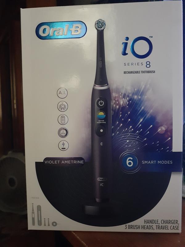 Oral-B iO8 Electric Toothbrush, Violet Ametrine | Oral-B