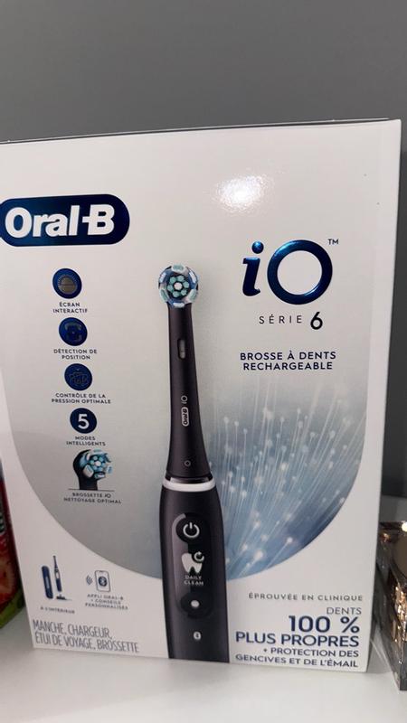 iO Series 6 Electric Toothbrush, Black Lava | Oral-B