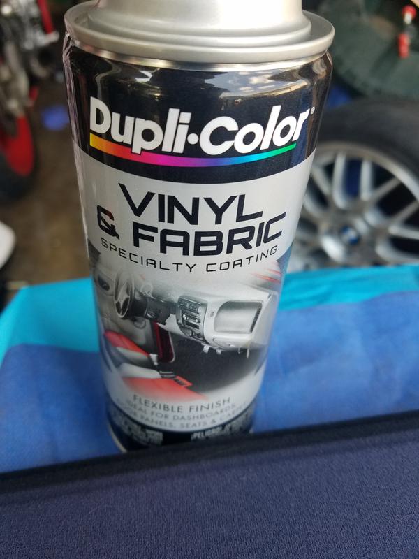 Dupli-Color 11 Ounce Black Vinyl And Fabric Paint EHVP10600