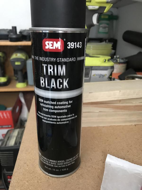 SEM Trim Black  plastic, aluminium, steel, original equipment