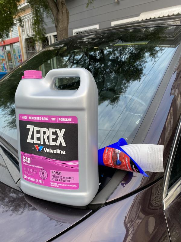 Zerex, G40 pink antifreeze/coolant concentrate 1 ga 861526