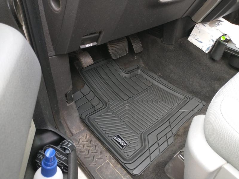 Custom Accessories Smart Fit Black Standard Rubber Universal Floor Mat