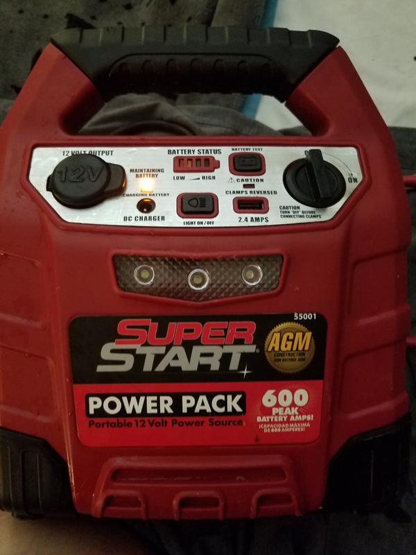 Super Start 600 Amp Jump Starter 55001