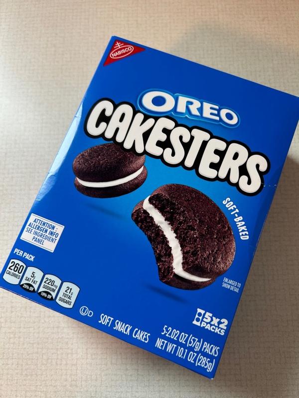OREO Cakesters Soft Snack Cakes, Snack Packs, 2.02 oz., 18 OREO Cakesters Soft Snack Cakes, Snack Packs, 2.02 oz., 18