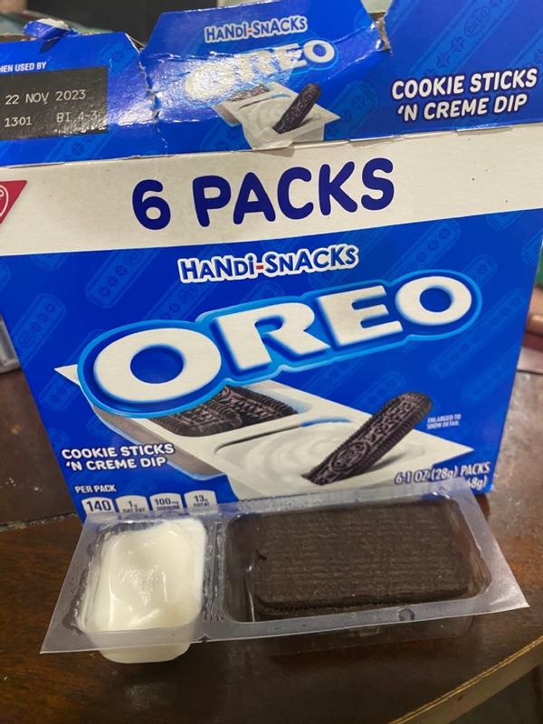  COOKIE DIP AND OREO COOKIES. Three Packages Of Six